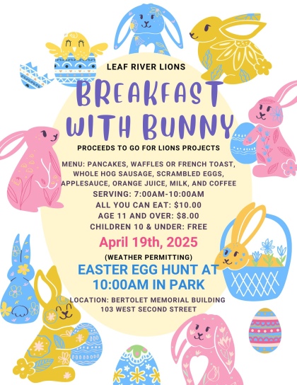 Leaf River Easter Breakfast