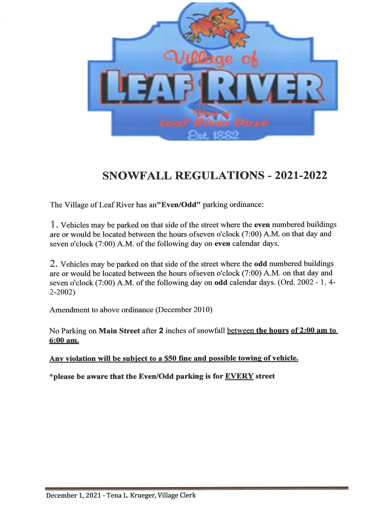 Official site for the Village of Leaf River IL, Ogle County IL